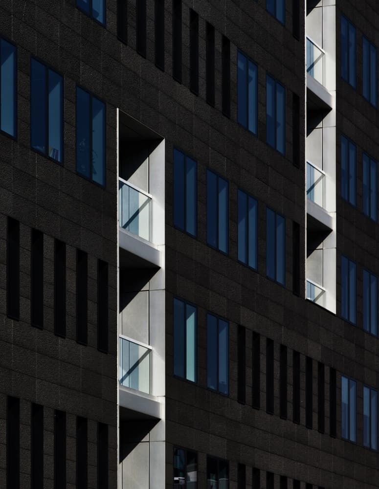 Modern Building Geometry by Jeroen van de Wiel — canvas wall art