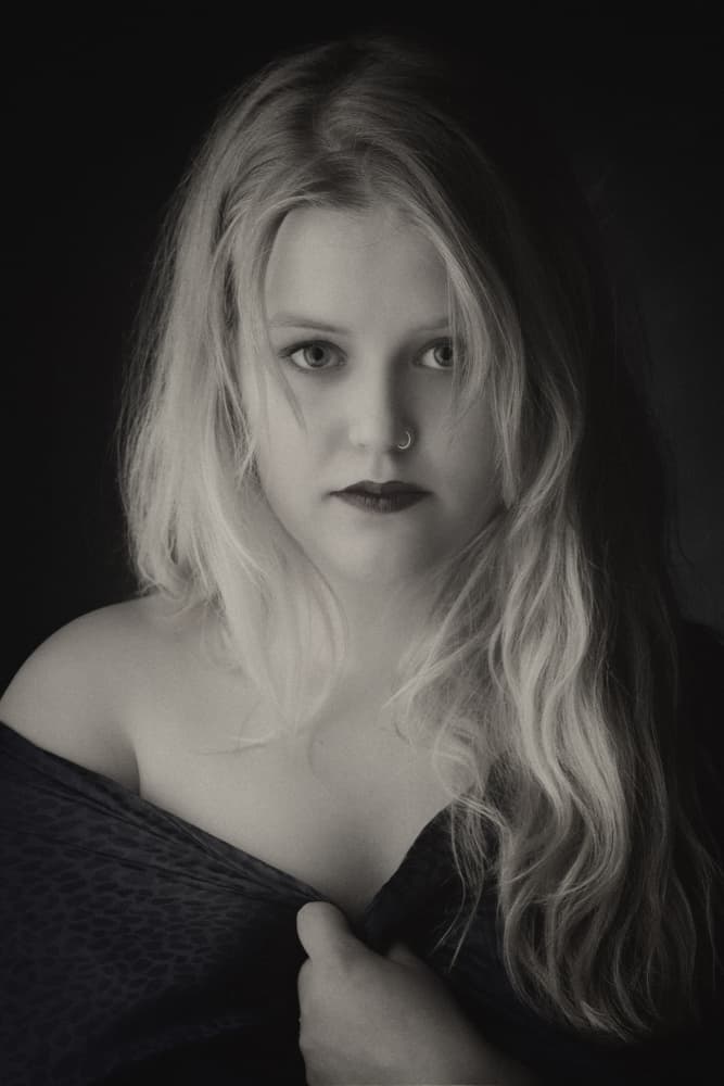 Intense Blonde Gaze by Jan Slotboom — canvas wall art