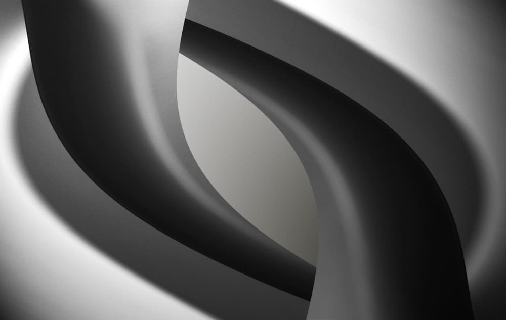 Soft Grey Abstraction by Jutta Kerber — canvas wall art
