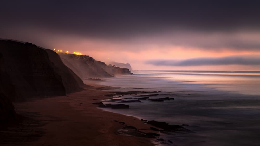 Coastal Twilight Glow by Gonçalo Capitão — canvas wall art
