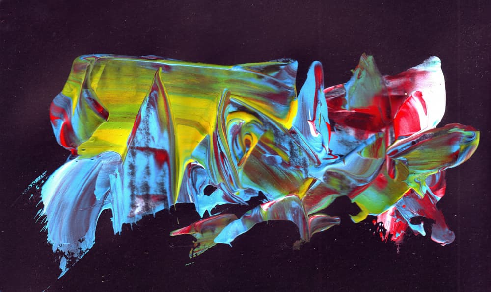 Vibrant Abstract Flow by Rafal Kulik — canvas wall art