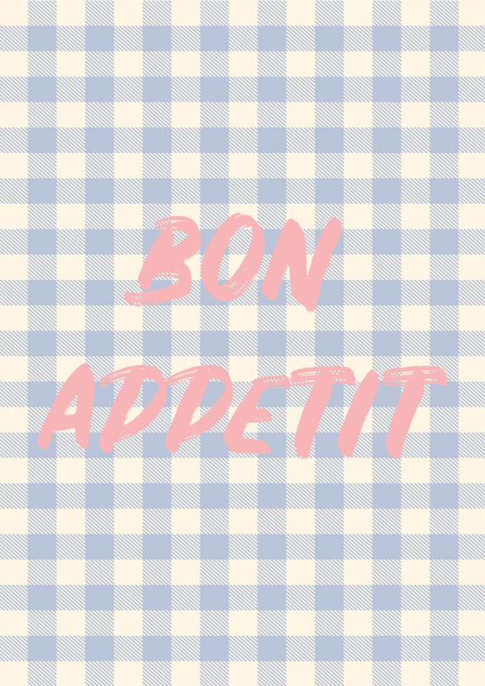 French Kitchen Bon Appetit by Talitha McQueen — canvas wall art