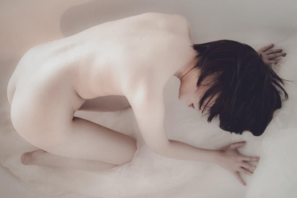 Serene Female Form by Kurosaki Sangan — canvas wall art
