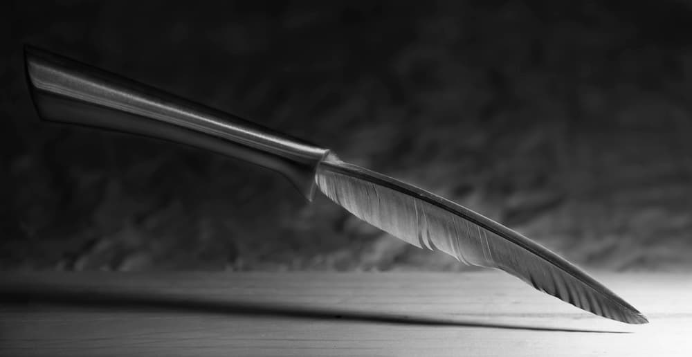 Sleek Metallic Quill by Wieteke de Kogel — canvas wall art
