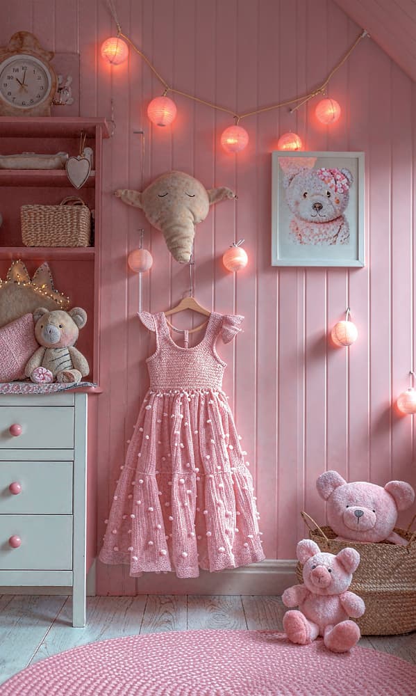 Pink Nursery Dream by DDiArte — canvas wall art