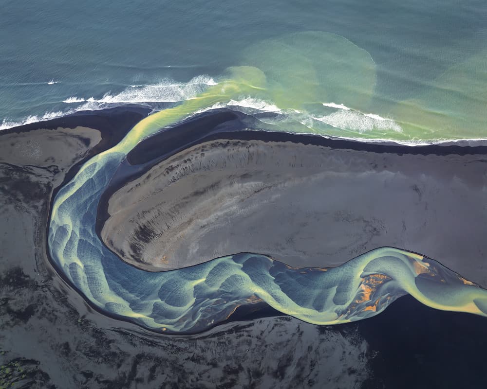 Vibrant River Delta by Shenshen Dou — canvas wall art