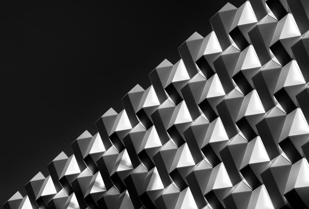 Modern Geometric Pattern by Hans-Wolfgang Hawerkamp — canvas wall art