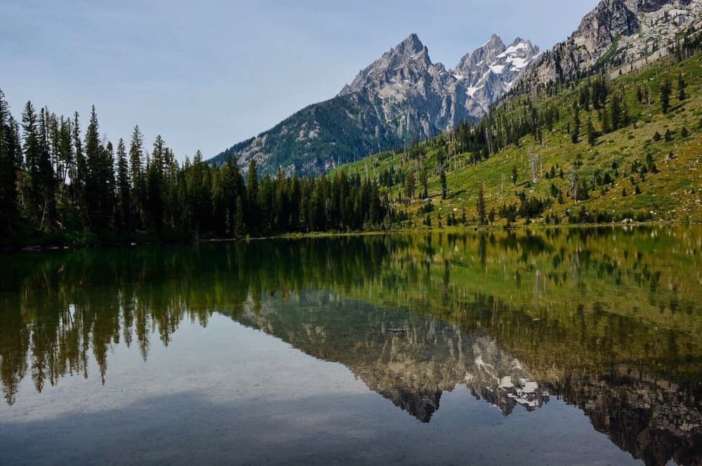 Serene Mountain Lake by Del Mundo Imagery — canvas wall art