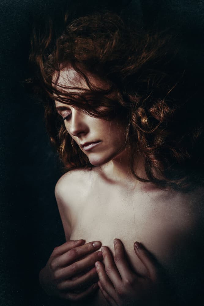 Intimate Redhead Portrait by Ruslan Bolgov — canvas wall art