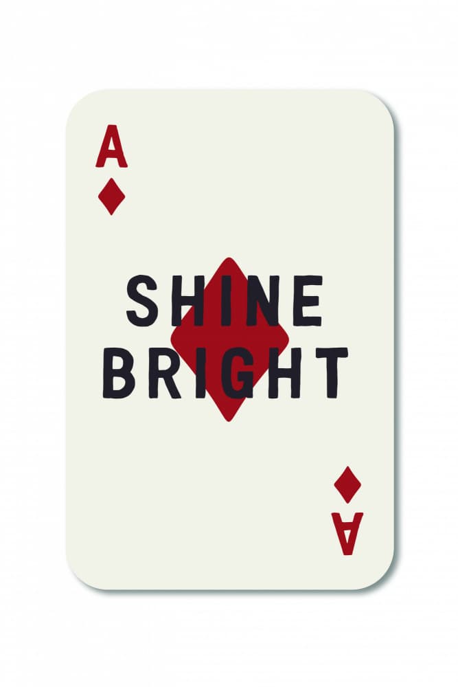 Ace Diamond Shine Bright by Frankie Kerr-Dineen — canvas wall art