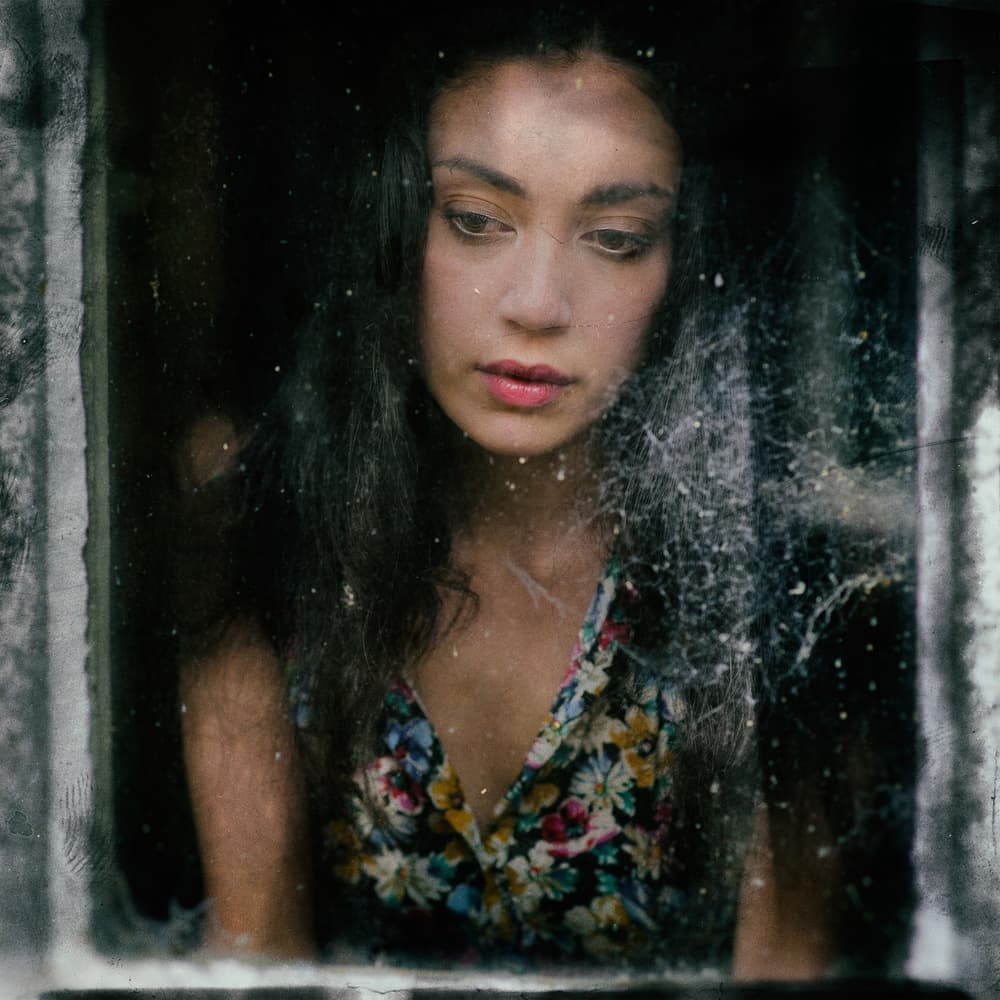 Pensive Girl by Window by Jacob Tuinenga — canvas wall art