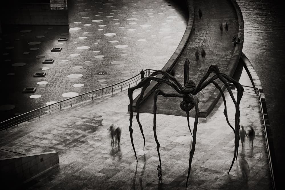 Urban Spider Sculpture by Ariel Ariel — canvas wall art