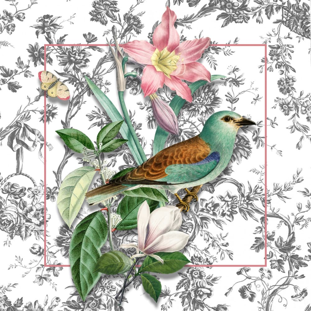 Botanical Roller Garden by Marja van den Hurk — canvas wall art