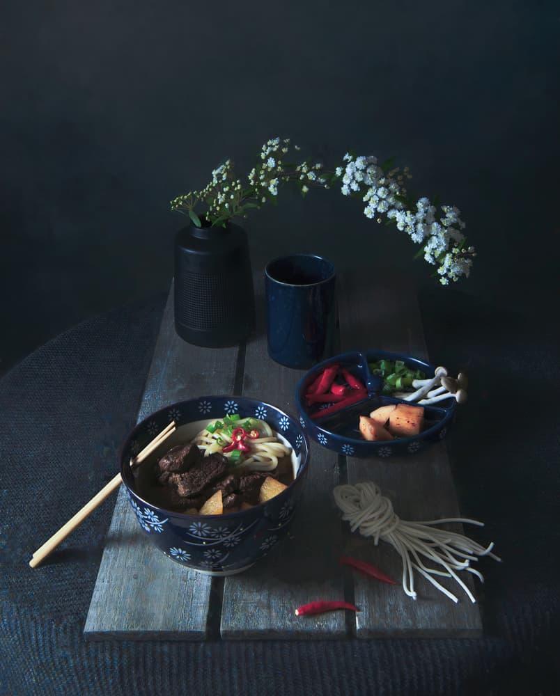 Hearty Beef Noodle Soup by Catherine Wang — canvas wall art