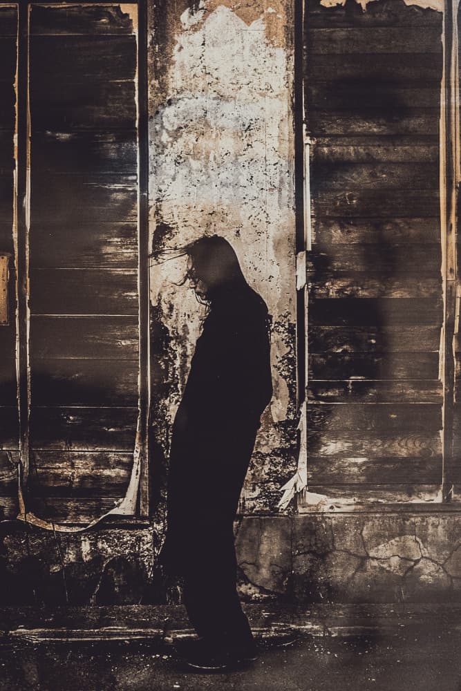 Dark Figure Urban Decay by Kurosaki Sangan — canvas wall art