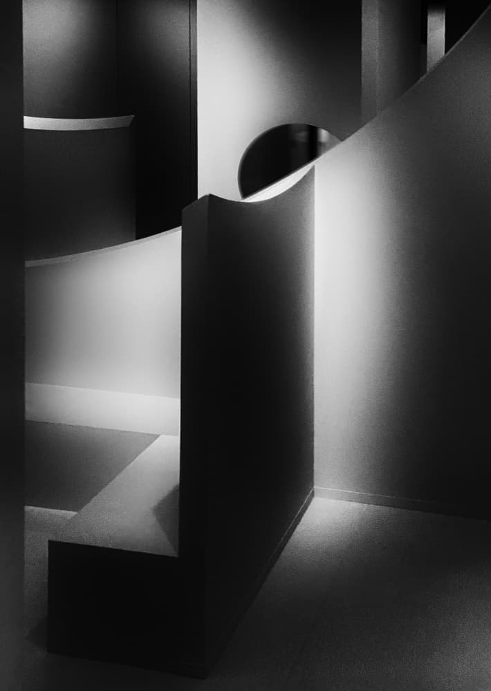 Geometric Light and Shadow by Greetje van Son — canvas wall art