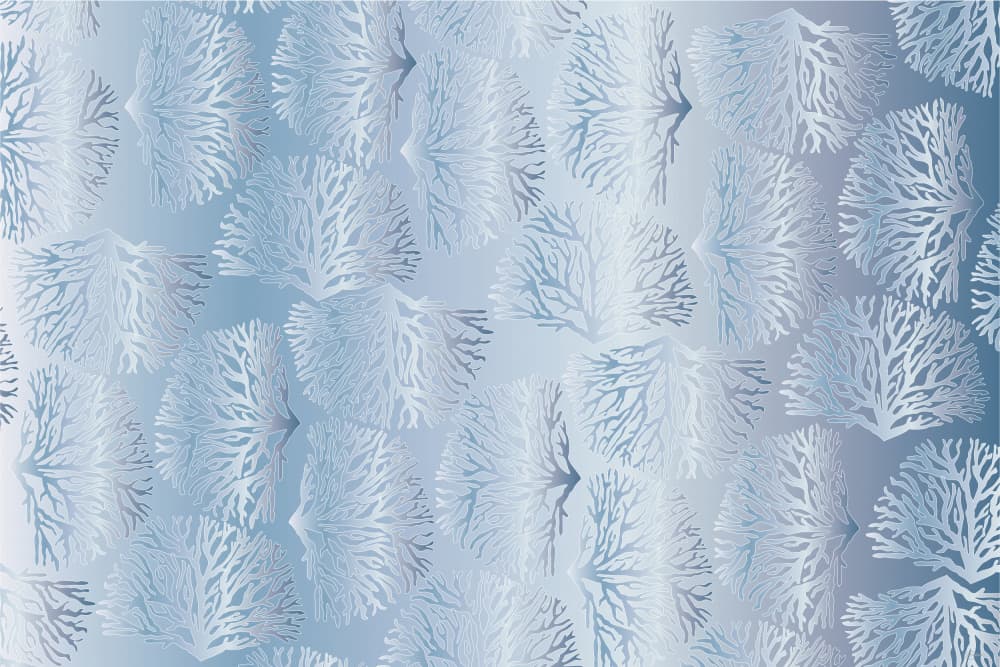 Icy Blue Branches by Sue Skellern — canvas wall art