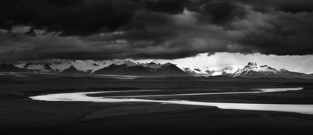 Stormy Mountain River by Peter Svoboda MQEP — canvas wall art
