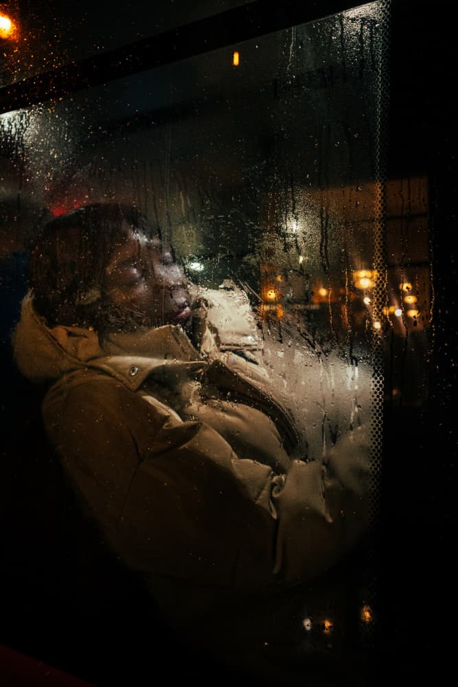Sleeping On A Rainy Night by Selaru Ovidiu — canvas wall art