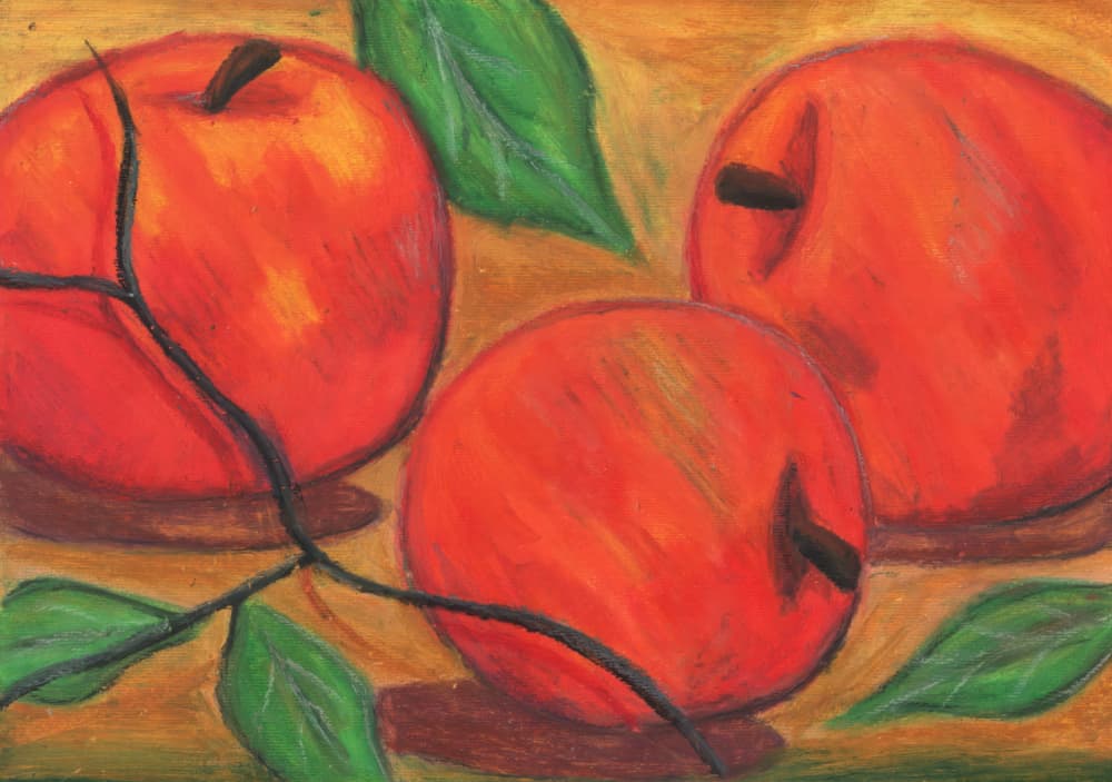Vibrant Red Apples by Kulik — canvas wall art
