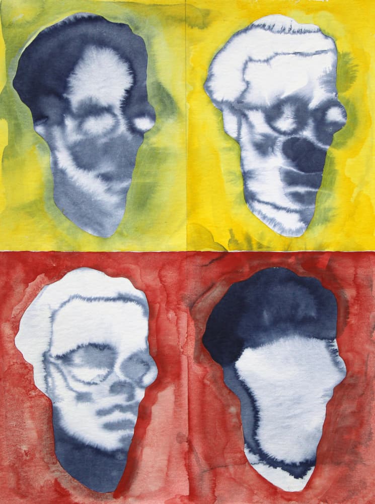 Expressive Watercolor Heads by Joshua Hoskins — canvas wall art