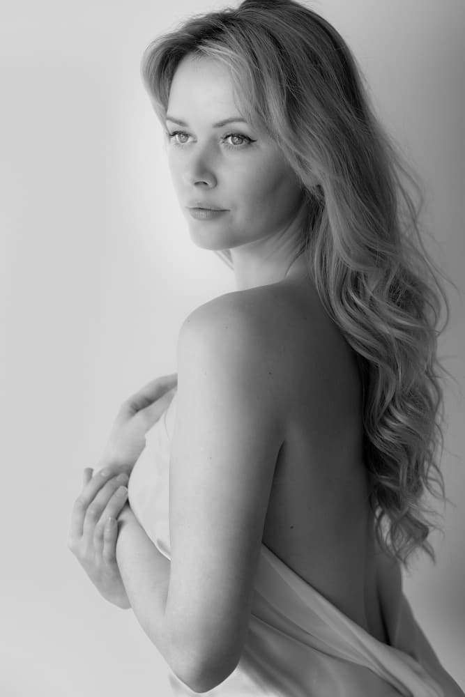 Soft Elegant Portrait by Colin Dixon — canvas wall art