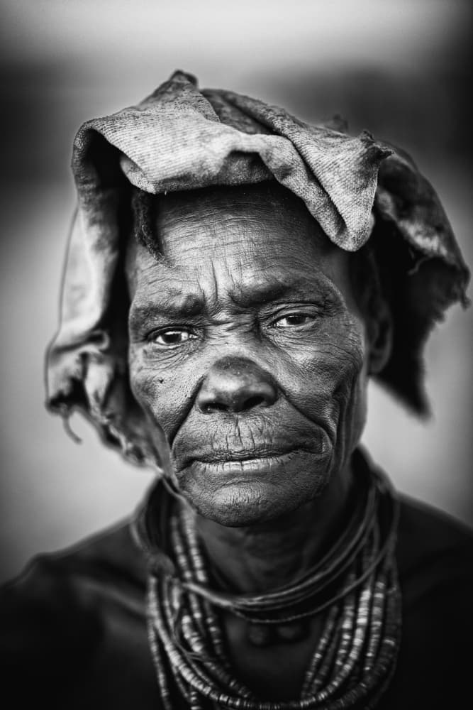 Dignified African Elder by Trevor Cole — canvas wall art