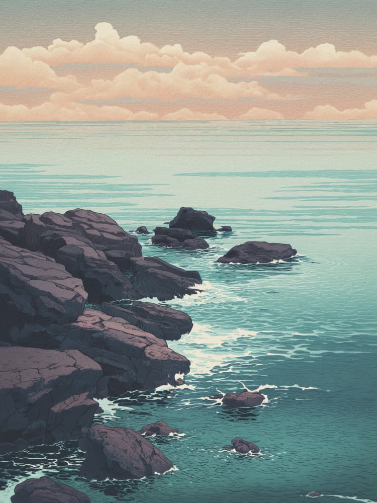 Serene Coastal View by Andreas Magnusson — canvas wall art