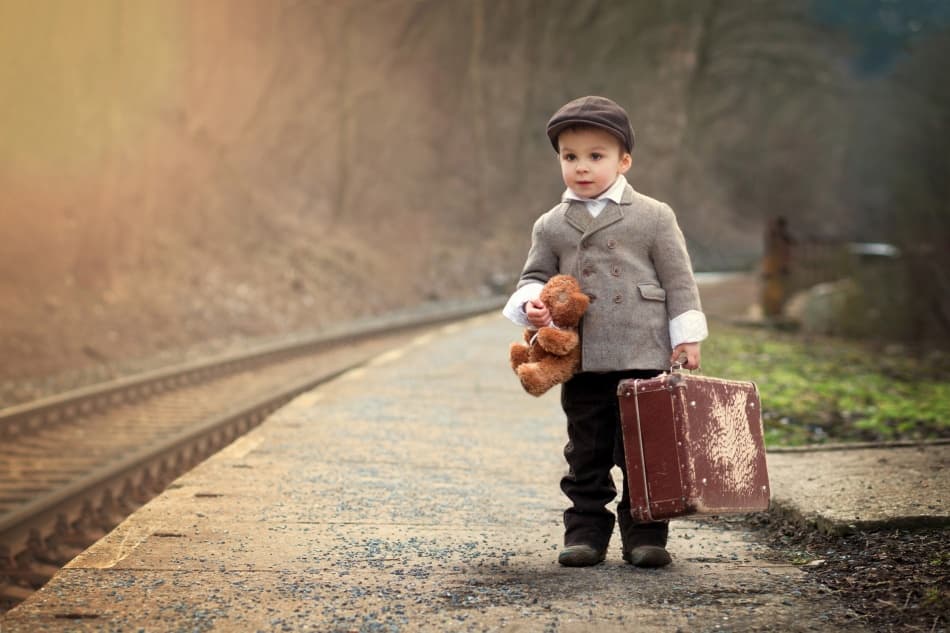 Little Boy's Journey by Tatyana Tomsickova — canvas wall art