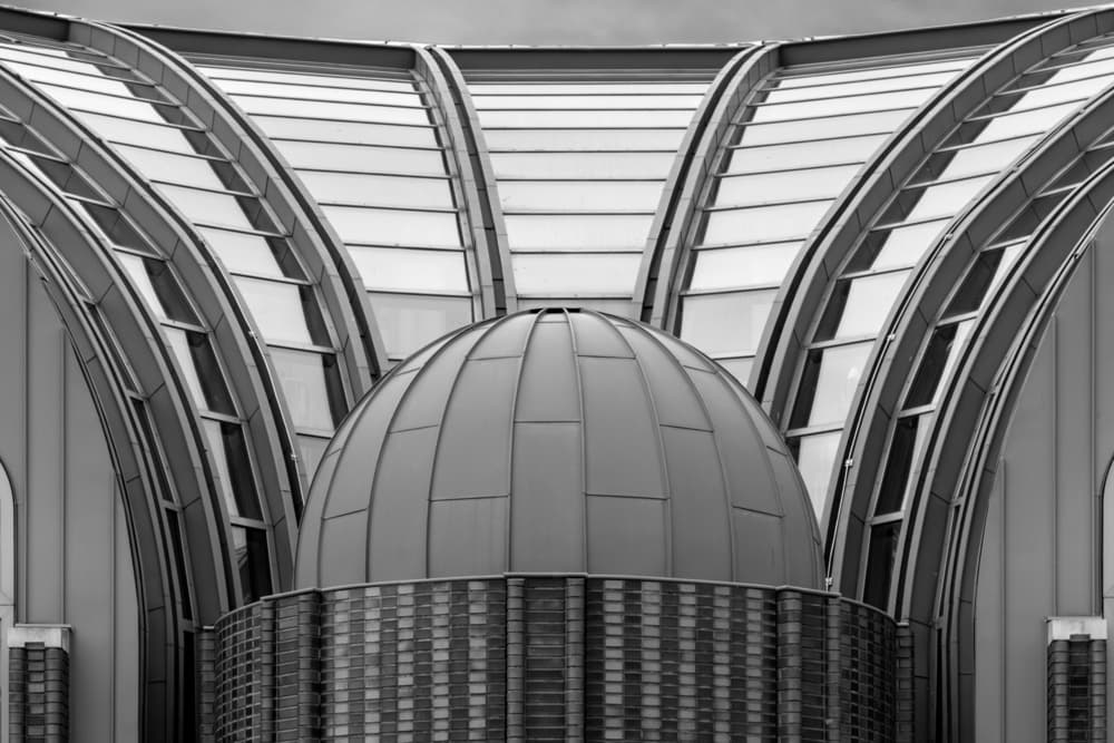 Architectural Curves And Dome by Theo Luycx — canvas wall art