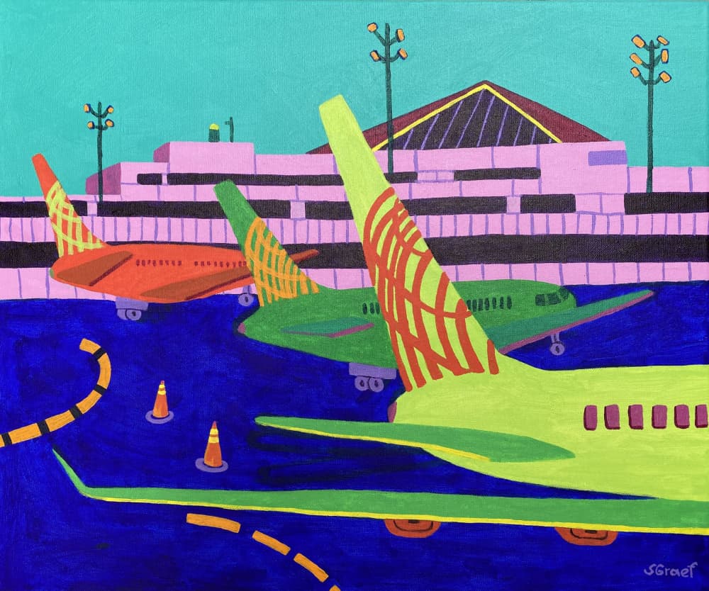 Gate 92 by Sue Graef — canvas wall art