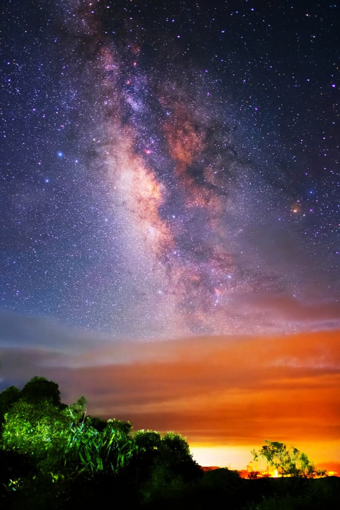 Milky Way Night Sky by Ryan Braxton — canvas wall art