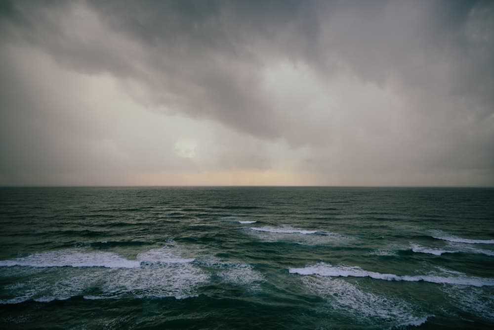 Stormy Ocean Horizon by Tal Paz-Fridman — canvas wall art