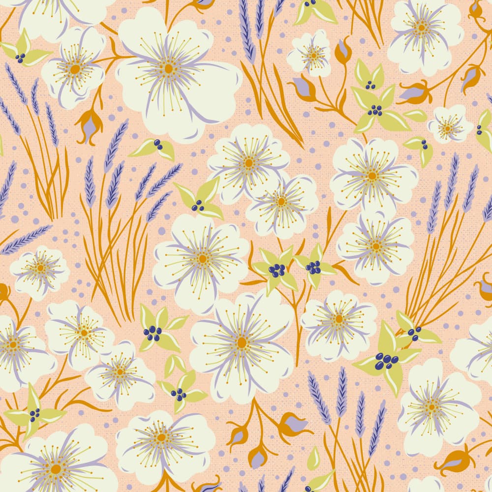 Whimsical Lavender Garden by Alexandra Weise — canvas wall art