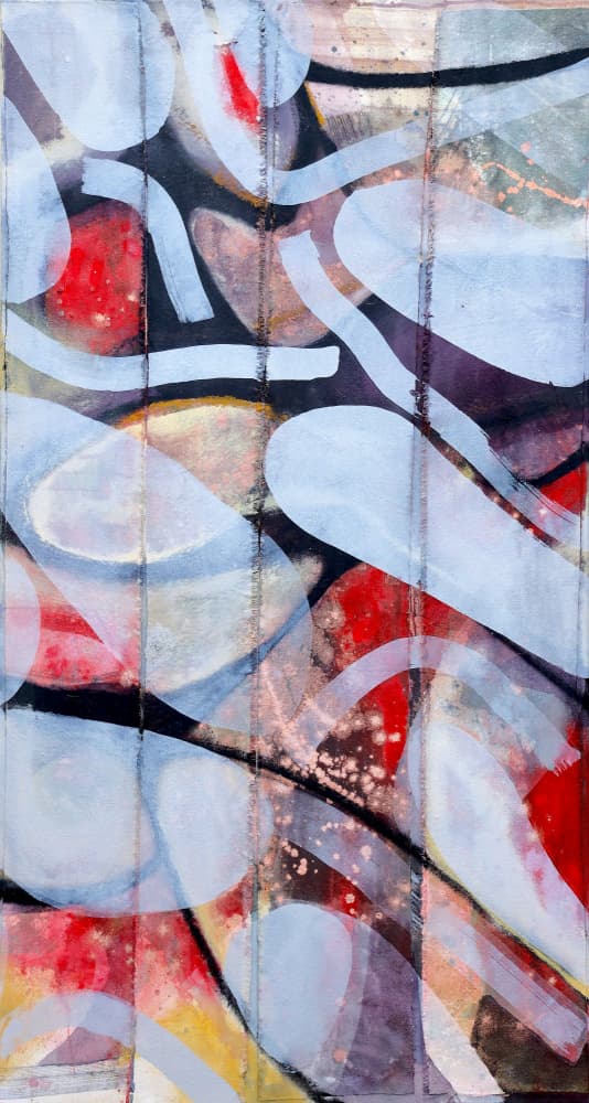 Vibrant Abstract Flow by POOVI ART — canvas wall art