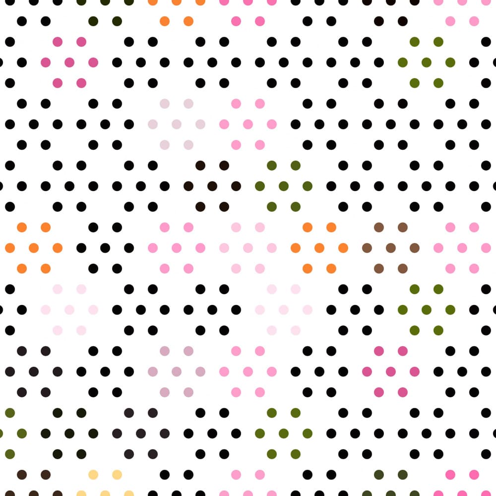 Colorful Geometric Dots by Josie George — canvas wall art