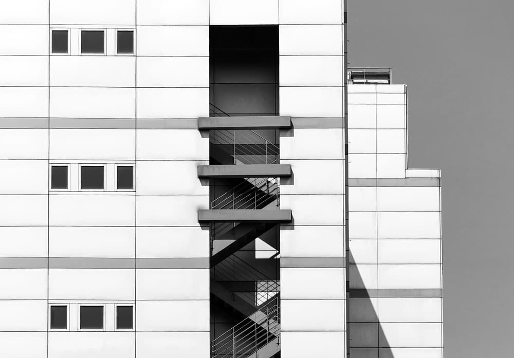 Geometric City Structure by HAN dong hee — canvas wall art