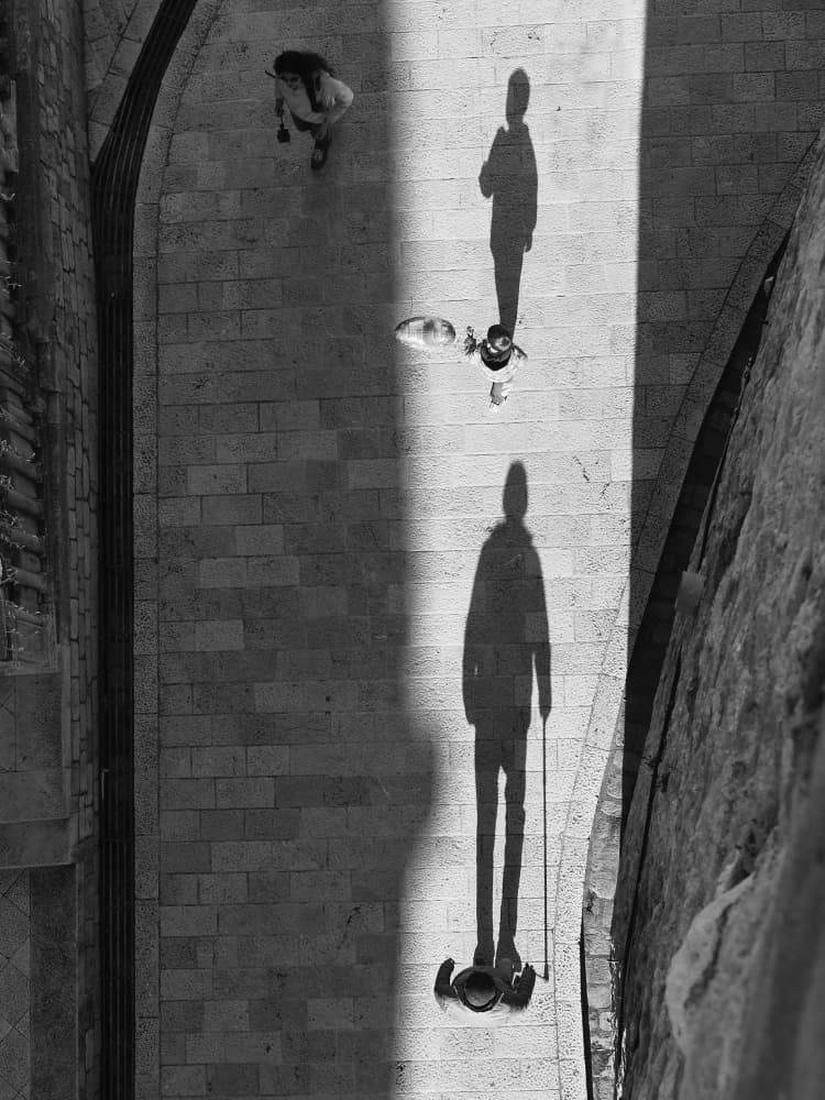 Long Street Shadows by Marko Buntic — canvas wall art