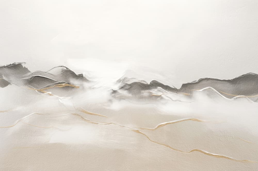 Abstract Golden Landscape by Alma — canvas wall art