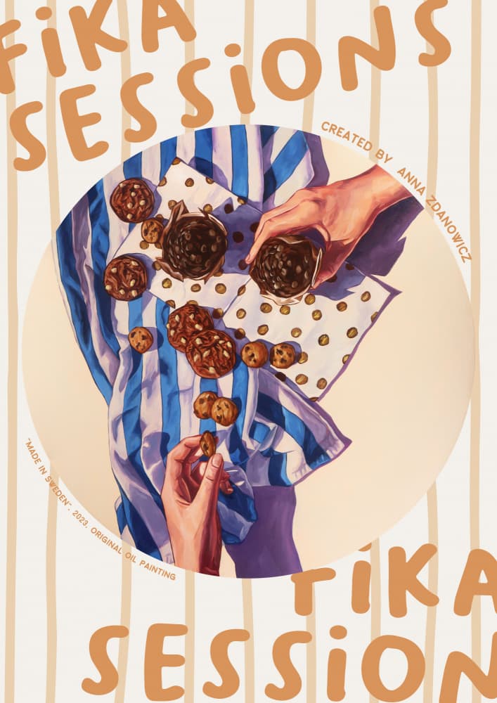 Cozy Fika Session by Anna Zdanowicz — canvas wall art