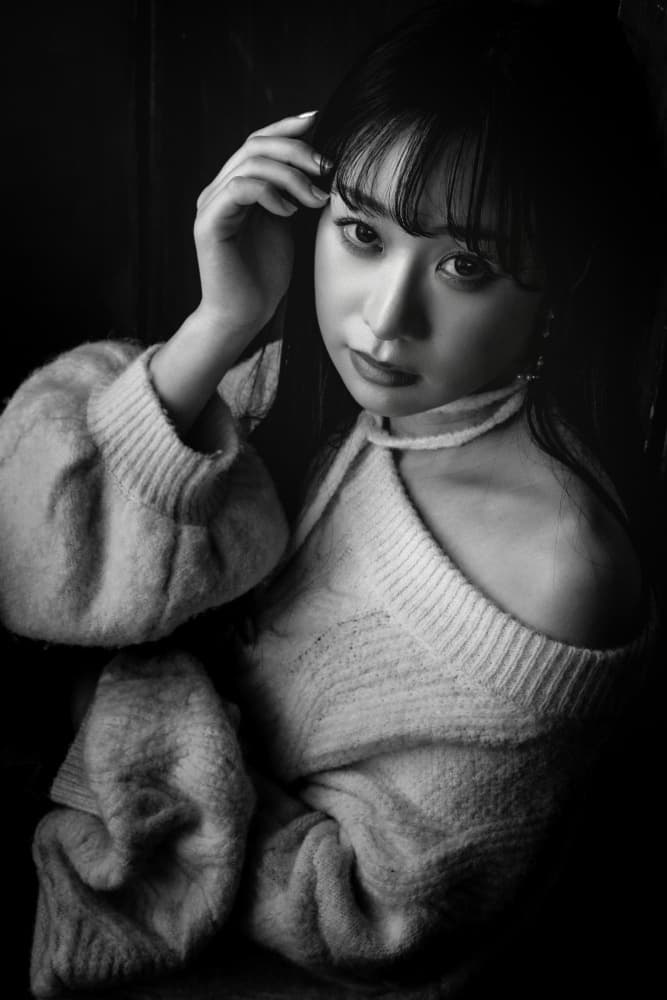 Pensive Young Woman by GABA — canvas wall art