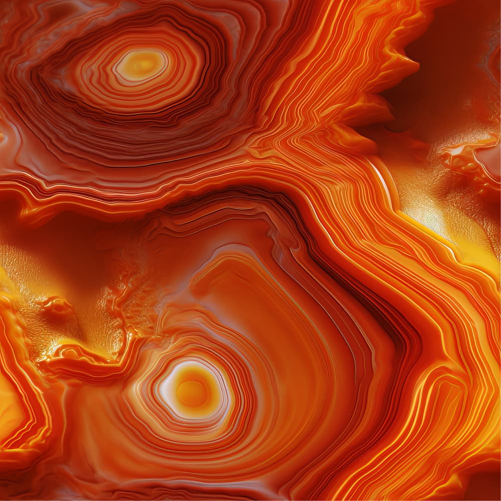 Vibrant Agate Flow by Bilge Paksoylu — canvas wall art
