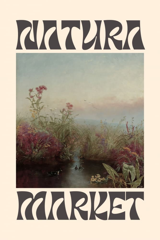 Tranquil Duck Pond by The Art Concept — canvas wall art