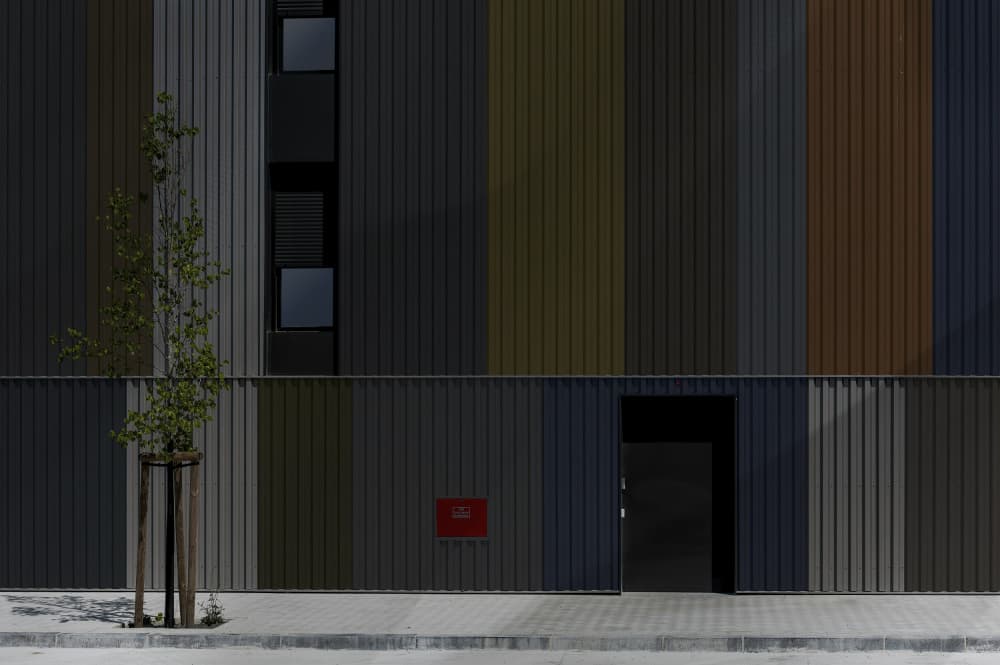 Modern Vertical Colors by Wim Schuurmans — canvas wall art