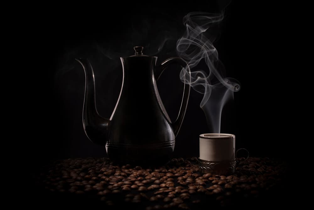 Dark Coffee Still Life by Margareth Perfoncio — canvas wall art