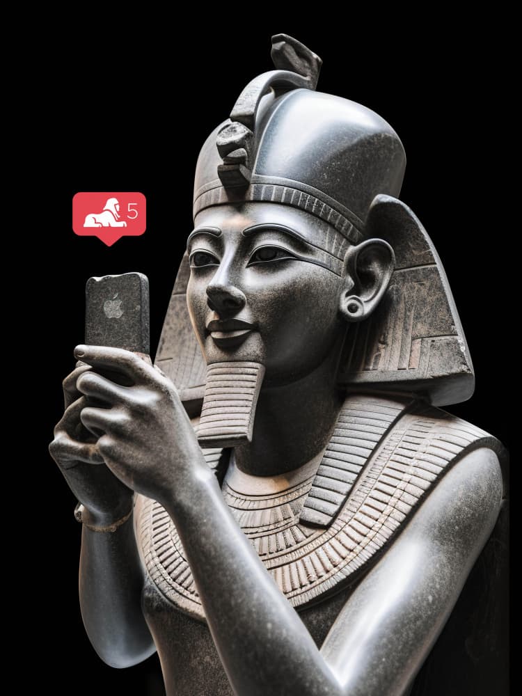 Chill Ramses by Dikhotomy — canvas wall art