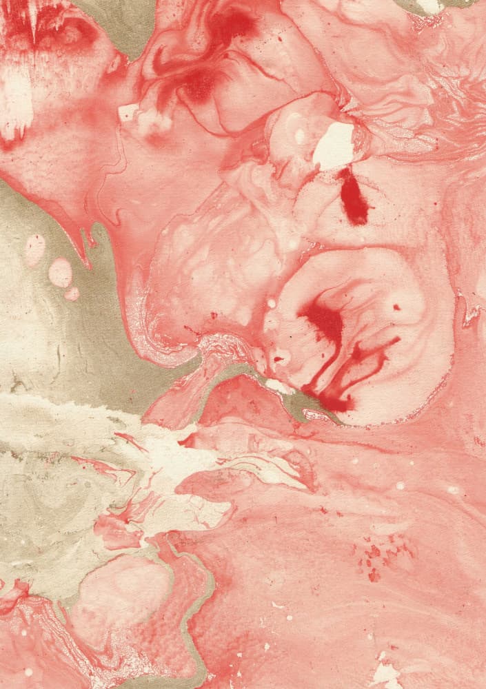 Fluid Coral Swirl by Santhosh ch — canvas wall art
