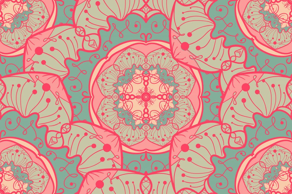 Intricate Boho Pattern by Marika Barsrsind β canvas wall art