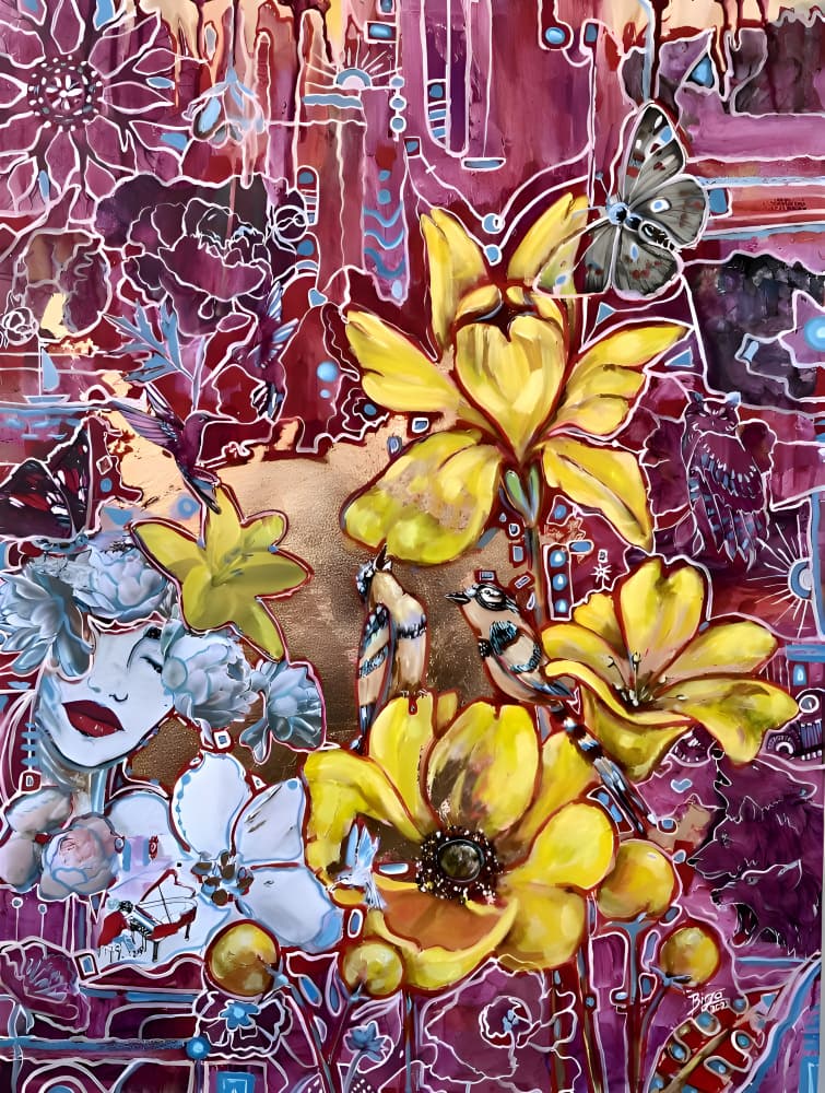The Story of silence by Anda Bieza — canvas wall art