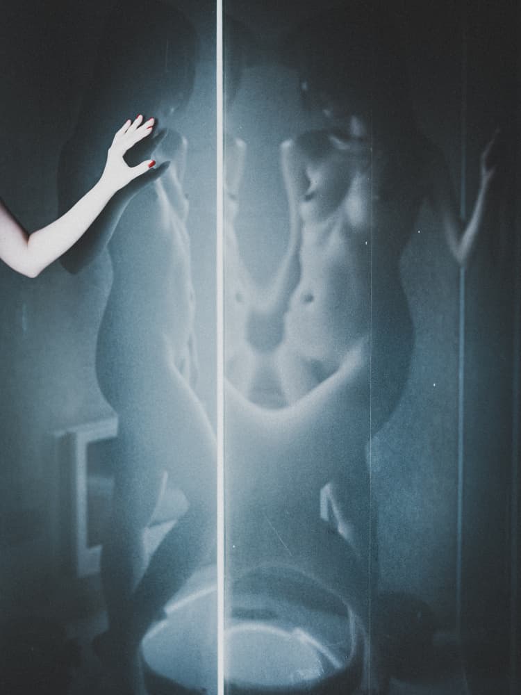Ethereal Nude Reflection by Kurosaki Sangan — canvas wall art